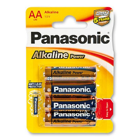Panasonic Alkaline Power AA 1,5 V - 4 ks