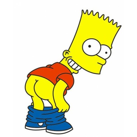 Samolepka Bart Simpson - 1 ks