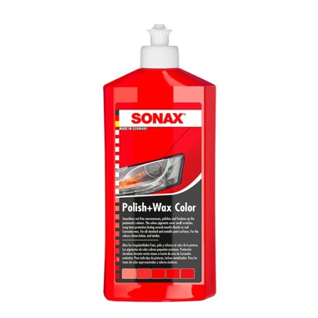 SONAX Color Polish&Wax červená 500 ml