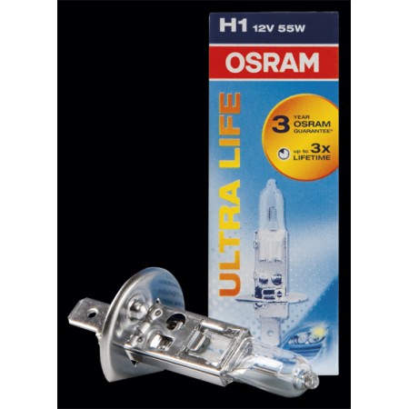Osram H1 Ultra Life 12V, 55W - 1 ks